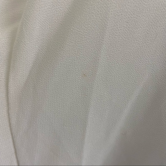 Xhilaration White Pom Pom Trim Swim Coverup Sz M - Picture 7 of 12